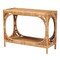 Bali & Pari Ramona Modern Bohemian Light Honey Rattan Console Table 238-13395-ZORO - alternate 1
